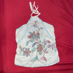 French Connection Vintage Women Floral Halter Top
